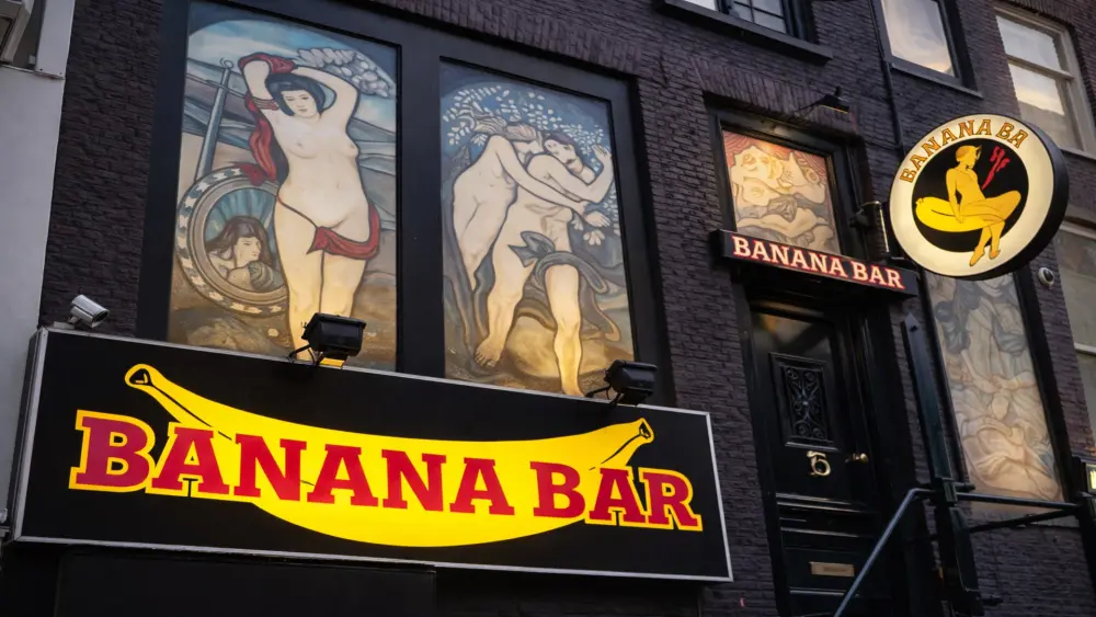 Bananenbar Amsterdam interno dello spettacolo