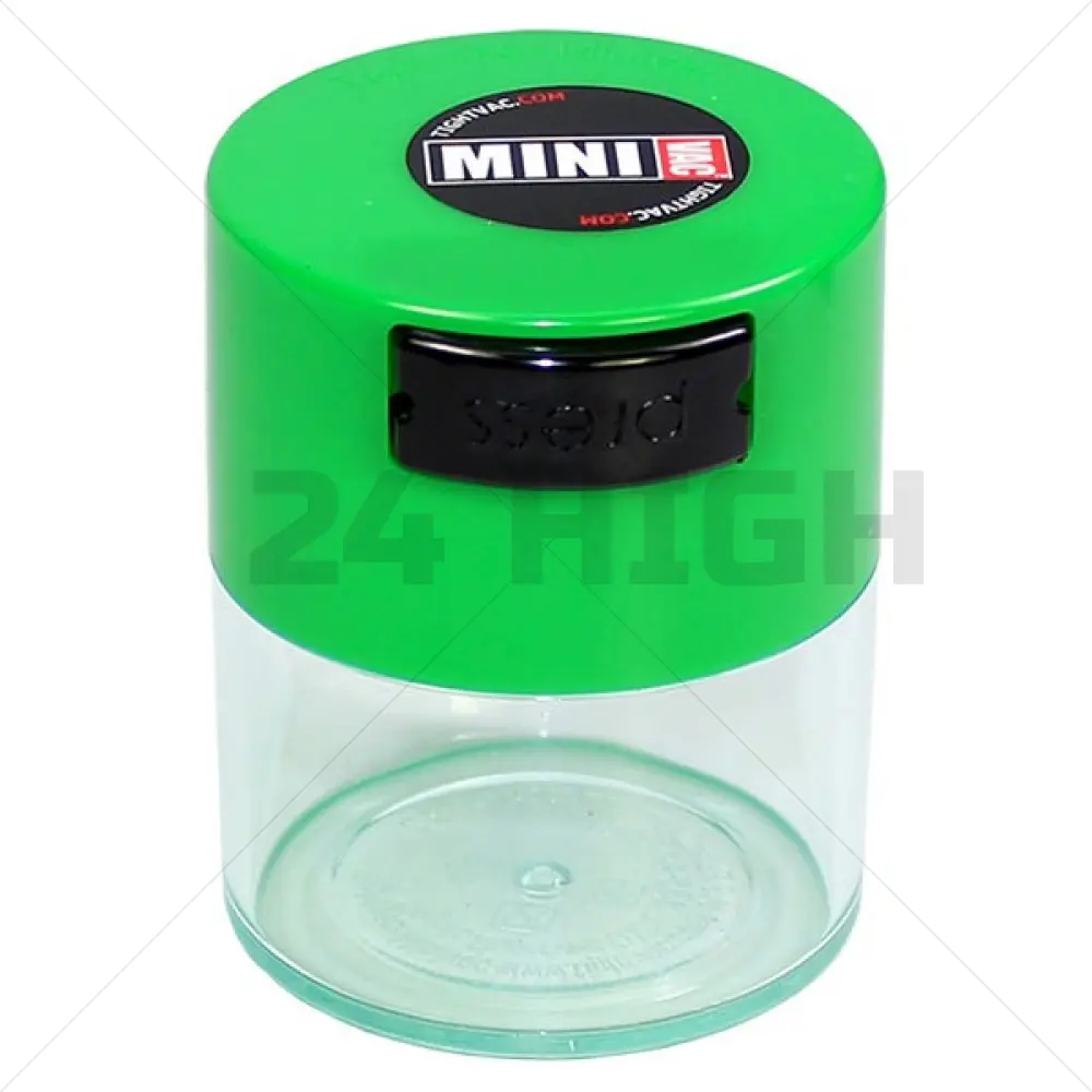 Tightvac 0,12 litri Mini trasparente tappo verde chiaro