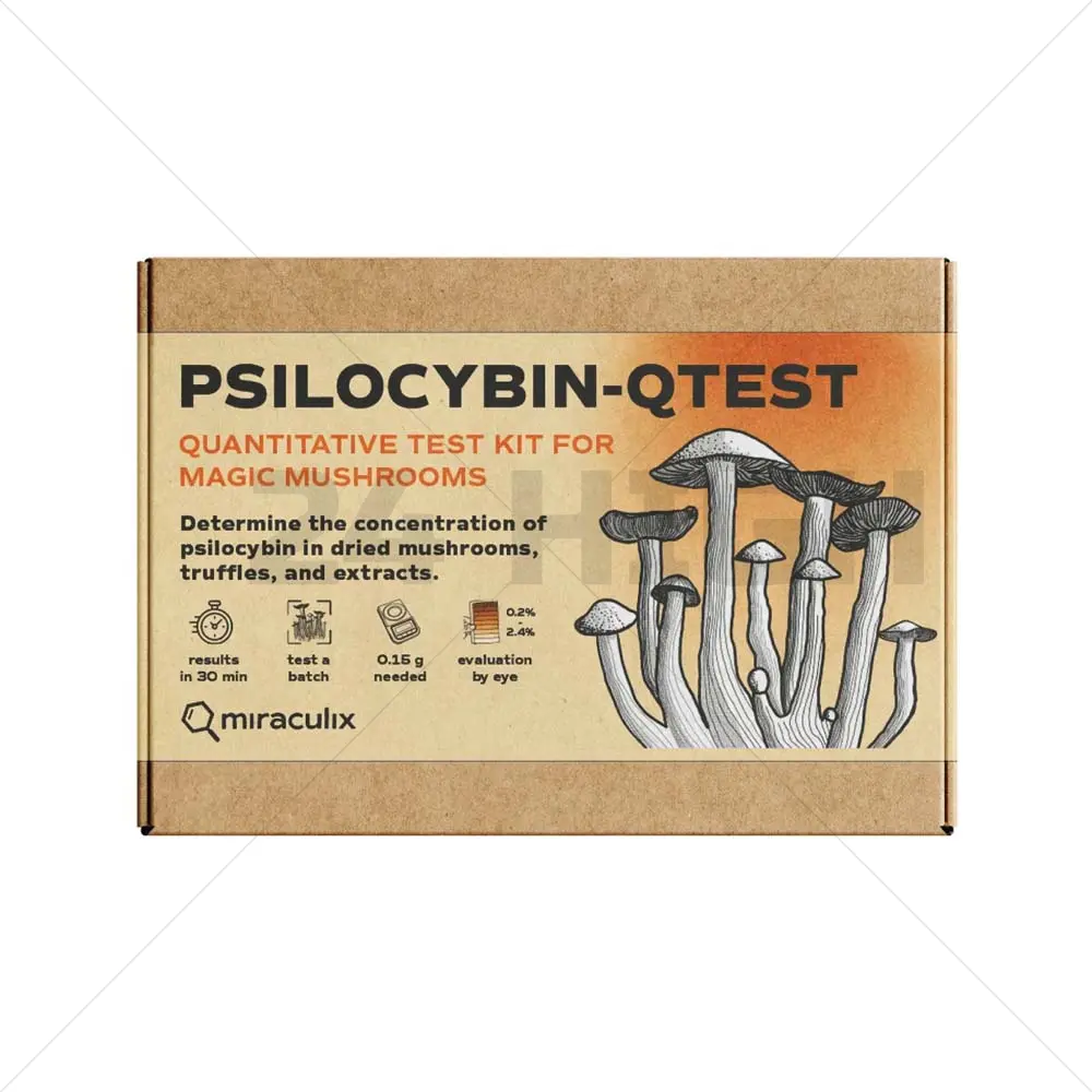 Psilo-QTest - Test alla psilocibina per tartufi e funghi allucinogeni (Miraculix)