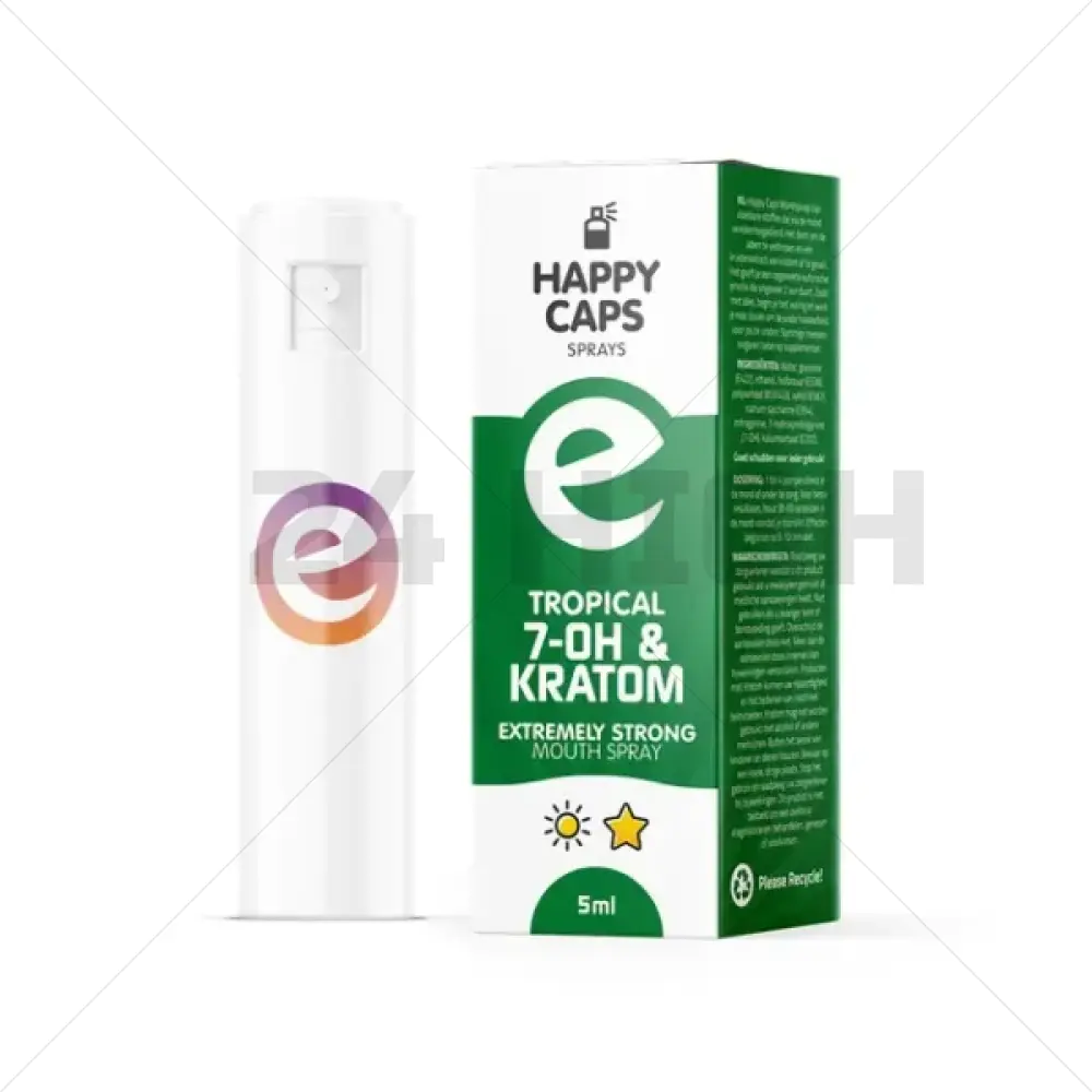 7-OH & Kratom Mouth Spray - Tropical Flavor
