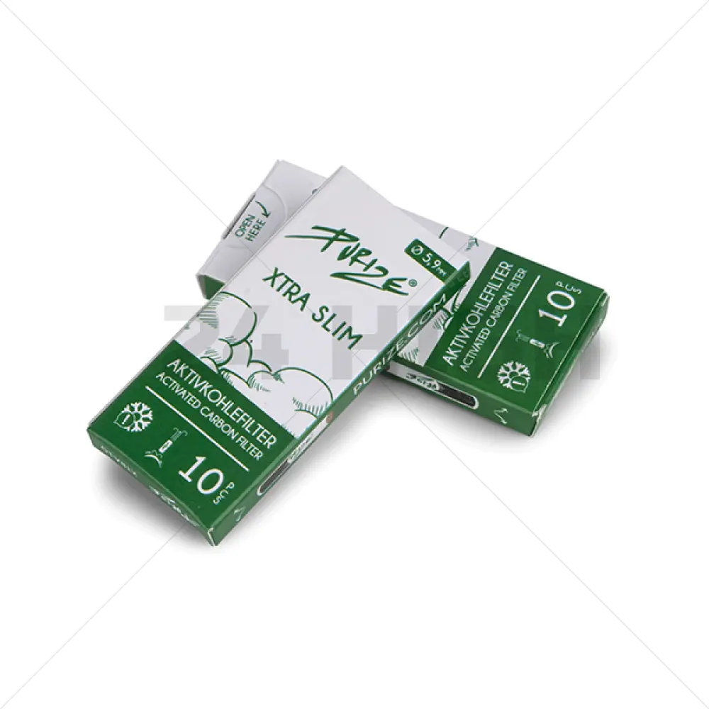 Purize XTRA Slim Filters White - 10 pz.