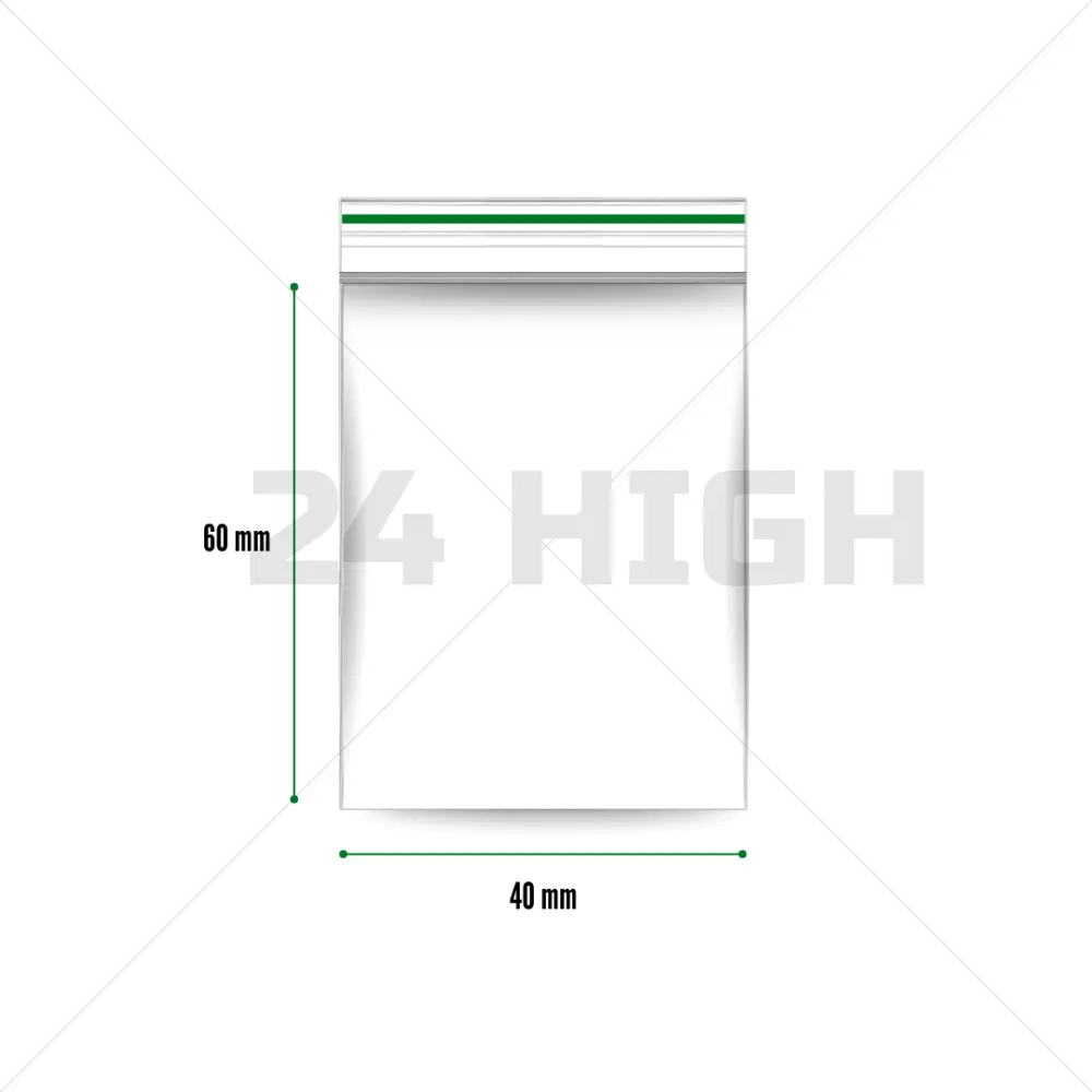 Sacchetti zip-lock 40 x 60 mm - 1000 pezzi