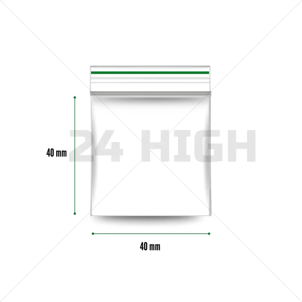 Sacchetti zip-lock 40 x 40 mm - 1000 pezzi