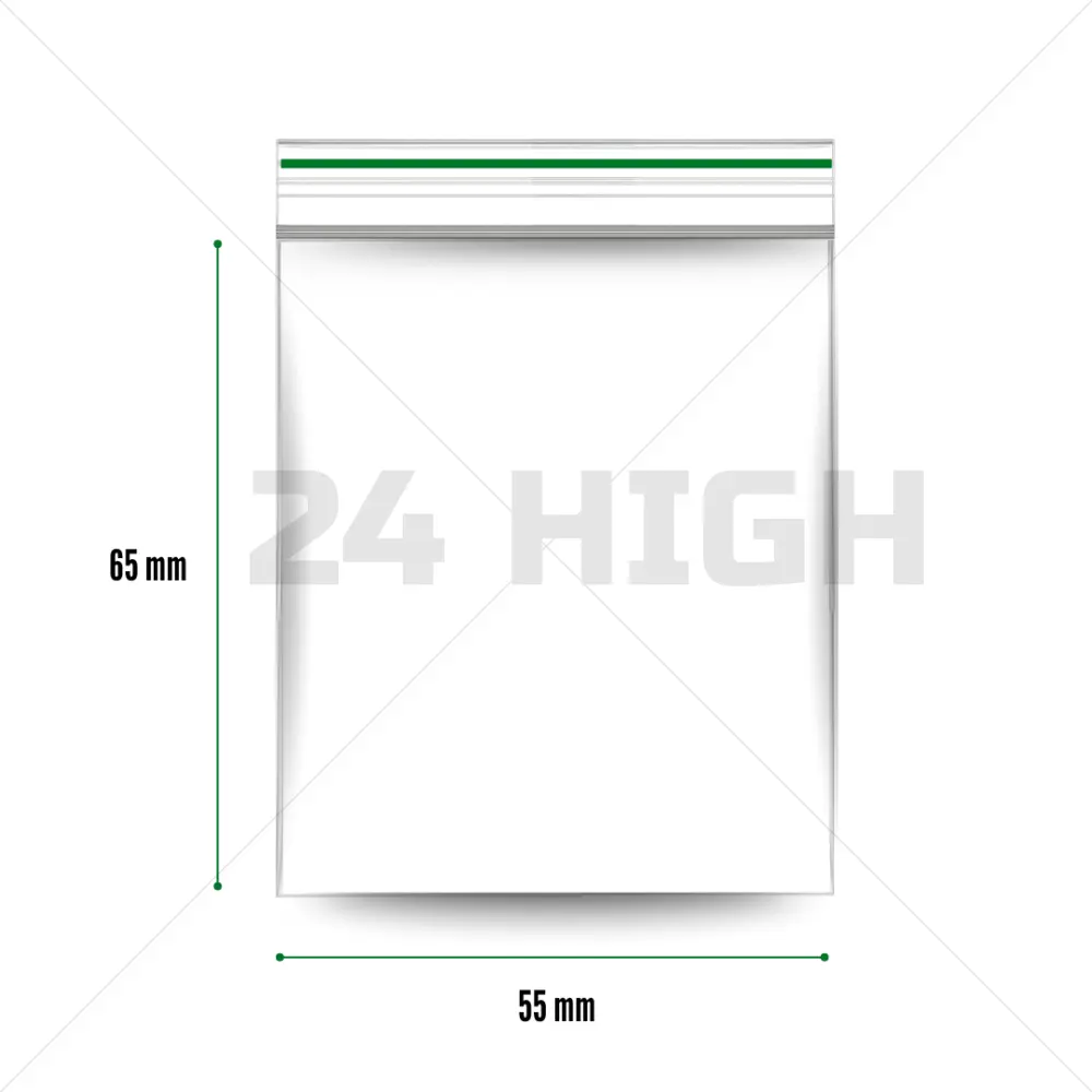 Sacchetti zip-lock 55 x 65 mm - 1000 pezzi
