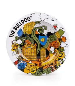 Posacenere Bulldog in latta Funky