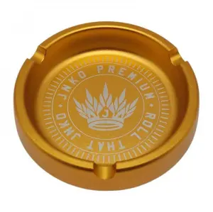 Posacenere in alluminio rotondo | Oro | JNKO Premium