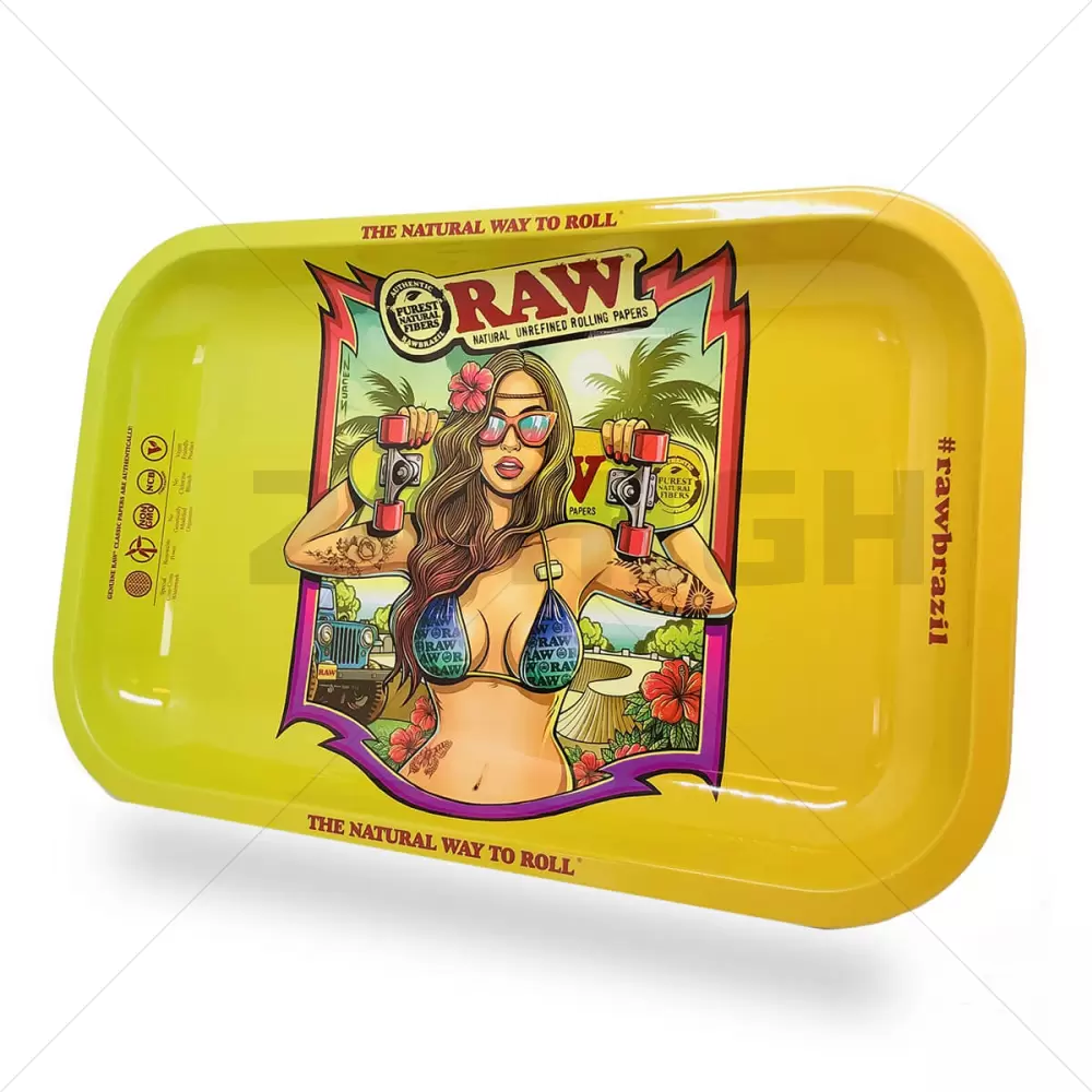 Vassoio rotante in metallo RAW Brazil 2 Girl Bikini